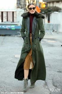 女明星军大衣,时尚与力量的完美融合